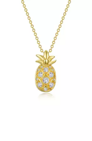 Lafonn Pineapple Simulated Diamond Pendant Necklace | Nordstrom
