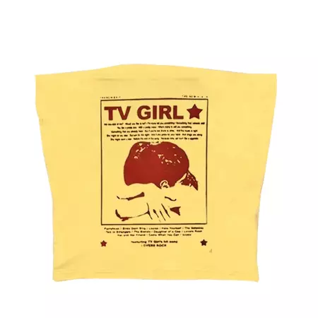 TV Girl Y2K Aesthetic Tube Top | BOOGZEL CLOTHING – Boogzel Clothing