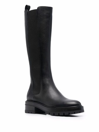 Aquazzura mid-calf Leather Boots - Farfetch