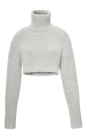 Dion Lee Angora Knit Cropped Sweater