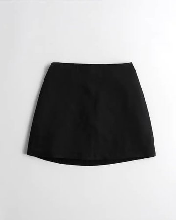 mini black skirt
