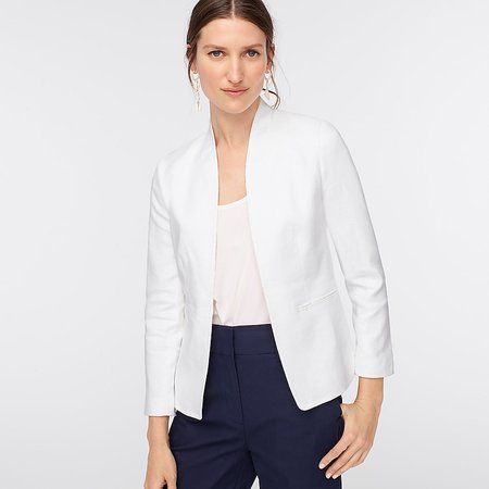 J.Crew: Going-out Blazer In Stretch Linen For Women