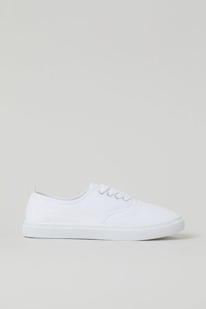 Low Profile Sneakers - White