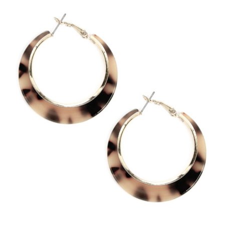 Animal print hoop earrings Kaleidoscope Accessories