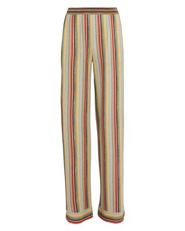 Lurex Rainbow Stripe Pants