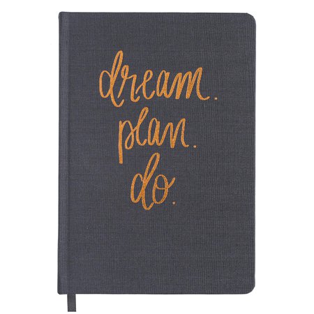 Amazon.com : Sweet Water Decor Dream Plan Do Grey and Rose Gold Journal Notebook Motivational Notebooks Motivation Notebook Inspiration Gift Boss Gift Inspirational Hardcover Journal Personal Diary Gifts : Office Products