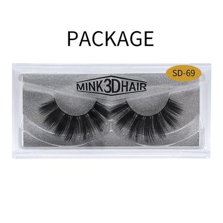 3D Mink Eyelash Thick Long Cheap Real Cluster Best False Lashes SD-69 – crazyeyelash