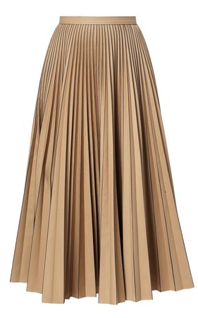 Nesrine Pleated Midi Skirt By Erdem | Moda Operandi