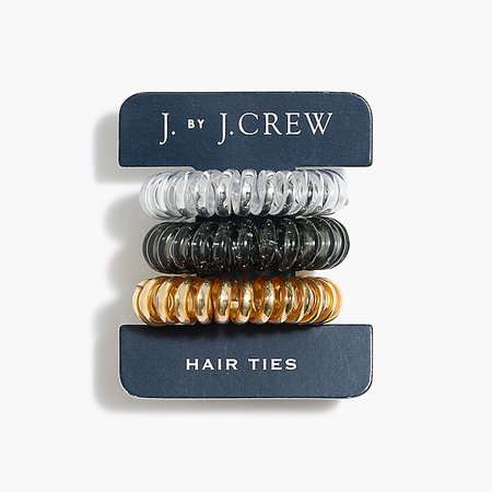 J.Crew Factory: Three-pack spiral hair ties