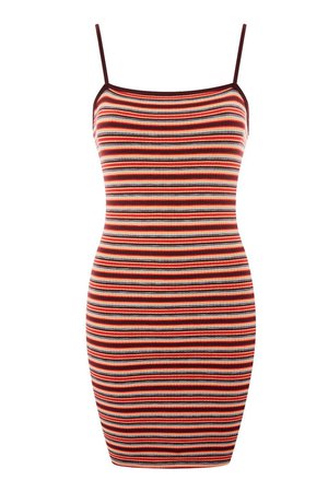Striped Bodycon Mini Dress - Holiday Shop - Clothing - Topshop