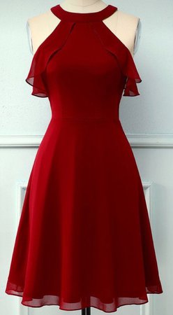 red Christmas dress