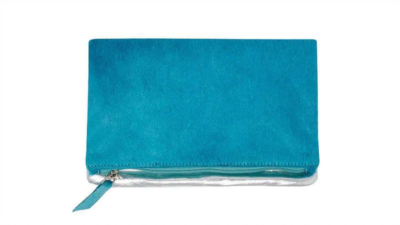 TURQUOISE SMALL CLUTCH BAG