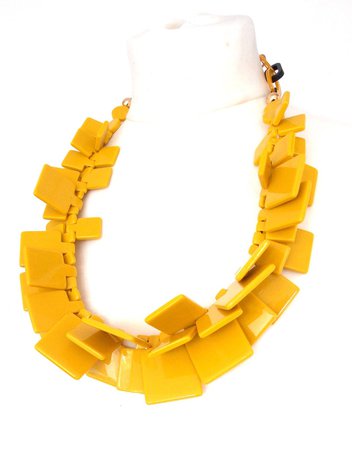 yellow acrylic necklace - Google 検索