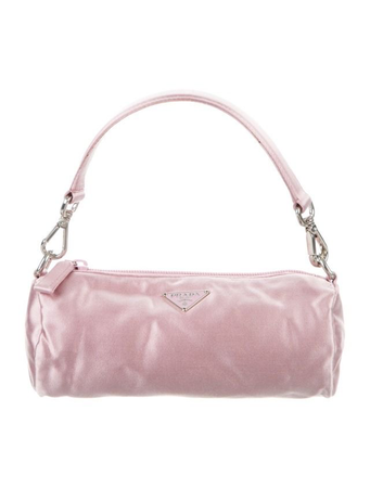 Prada pink silk bag