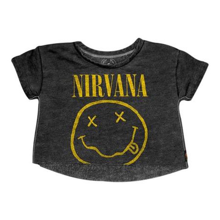 Nirvana Smiley Crop Toddler T-Shirt – RockMerch