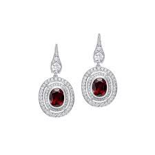 rhodolite garnet earrings - Google Search