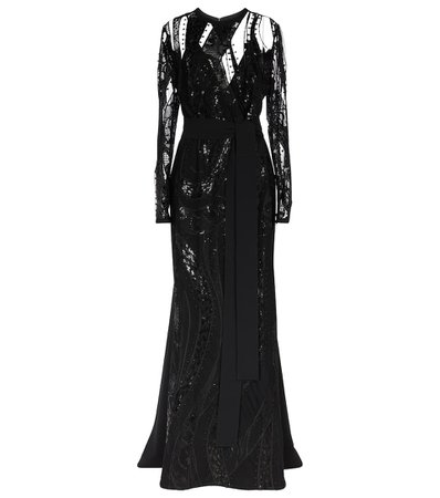 ELIE SAAB - Sequinned gown | Mytheresa