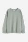 Sweatshirt - Sage green - Ladies | H&M US