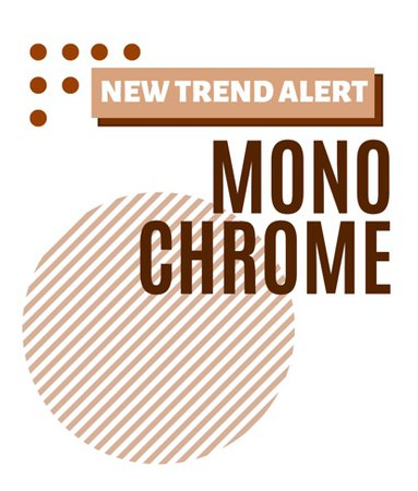 Monochrome header brown