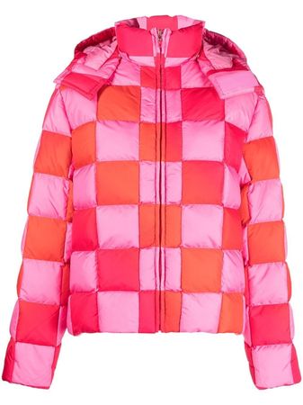ERL check-pattern puffer jacket