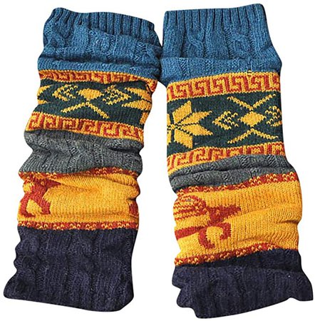 Amazon.com: TOPUNDER Winter Warm Leg Warmers Cable Knit Knitted Crochet High Long Socks Leggings Women: Clothing