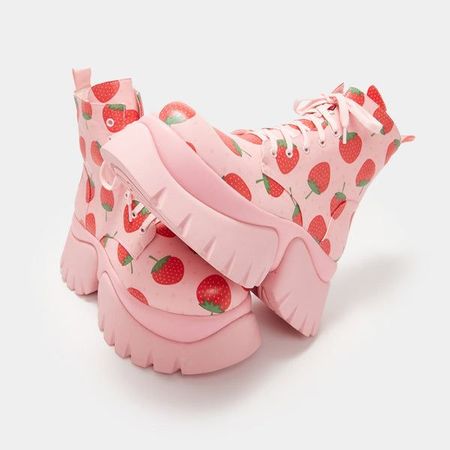 strawberry shortcake pink vilun boots