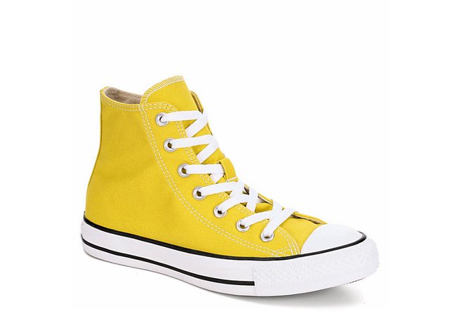 Mustard Yellow Converse High Tops