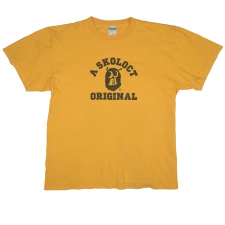 SKOLOCT Yellow Oversized T-Shirt