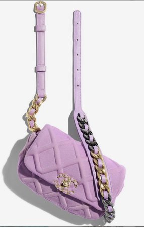 lavender purple Chanel bag