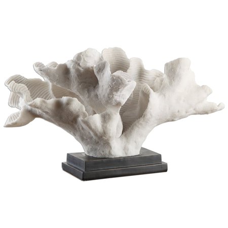 Rosecliff Heights Atkinson Contemporary White Coral Statue | Wayfair
