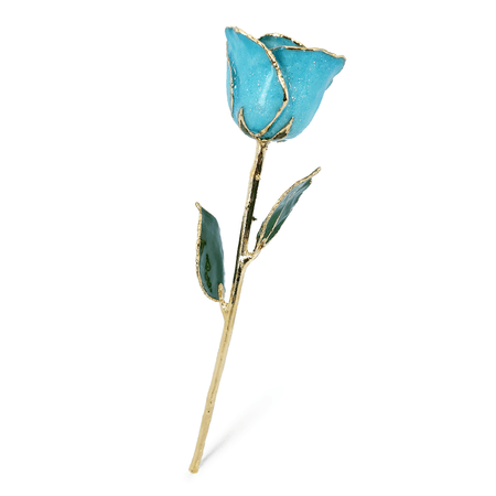Glass Blue Rose