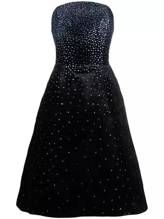 JEAN-LOUIS SABAJI crystal-embellished Midi Dress - Farfetch