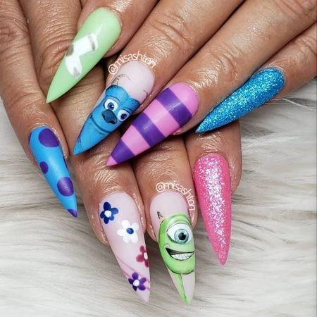 monsters inc nails