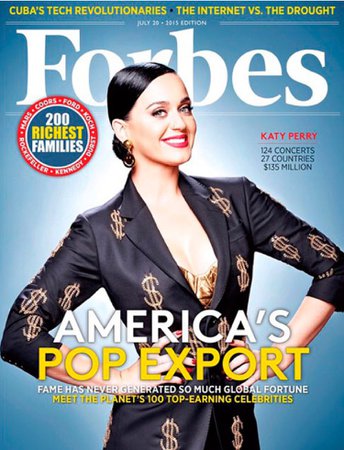 Katy Perry “FORBES” 2015