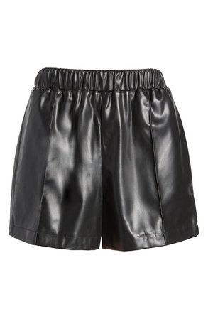 Topshop Faux Leather Shorts | Nordstrom