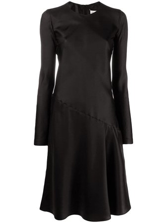 Black Maison Margiela A-Line Knee-Length Dress | Farfetch.com