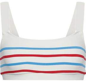 The Madison Striped Bikini Top