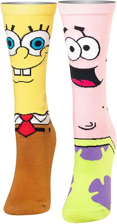 Amazon.com: Cool Socks Womens Spongebob and Patrick, 8-12: Clothing