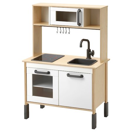 DUKTIG Play kitchen, birch, 28 3/8x15 3/4x42 7/8" - IKEA