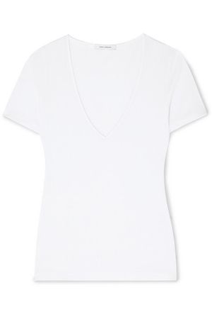 Ninety Percent | Marisa ribbed organic cotton-jersey T-shirt | NET-A-PORTER.COM