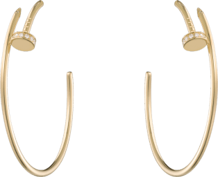 CRB8301225 - Juste un Clou earrings - Yellow gold, diamonds - Cartier