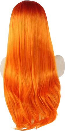 neon orange hair
