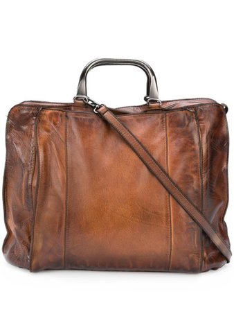 Shop brown Numero 10 Big Cassan briefcase with Express Delivery - Farfetch