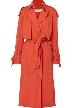 Belted Cady Trench Coat by MICHAEL Michael Kors