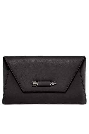 Black Flex Clutch by Mackage Handbags for $40 | Rent the Runway