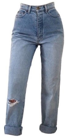 high waisted boyfriend jeans