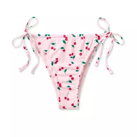 Simply Be magisculpt bikini bottom in cherry print