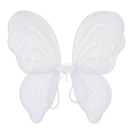 (Case of 12) Beistle Nylon Fairy Wings White