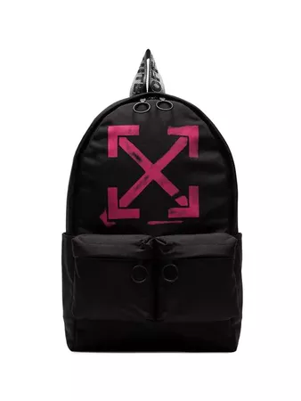 Off-White faded arrow-print backpack