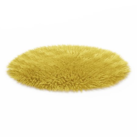 3D wool yellow carpet fur - TurboSquid 1433329